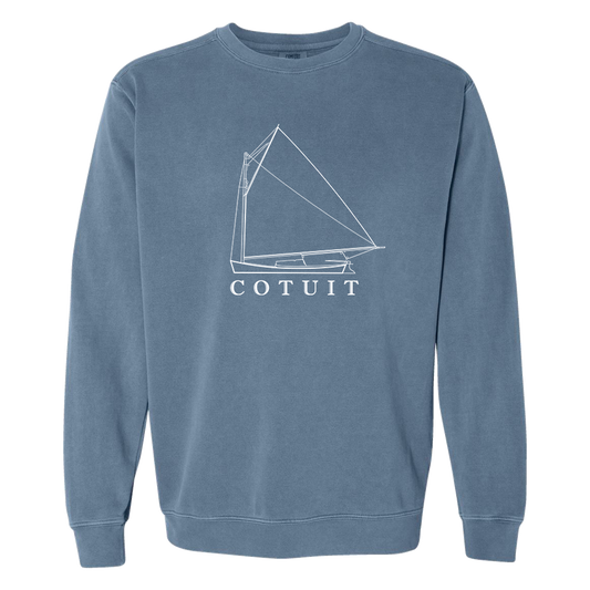 "Lived in" Sweatshirt - Denim Blue